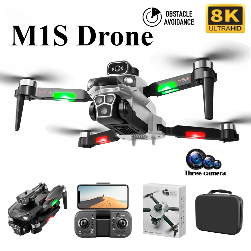 Rc Hobby China - M1S Drone 8K Professional Triple Camera