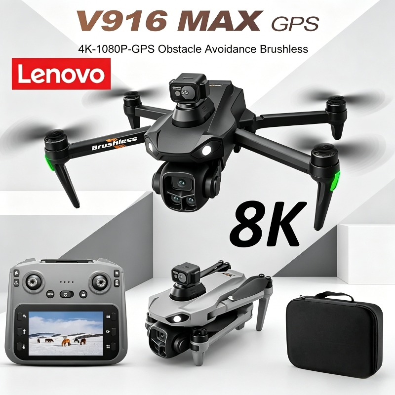 Rc Hobby China - Lenovo V916MAX Professional 8K Drone HD