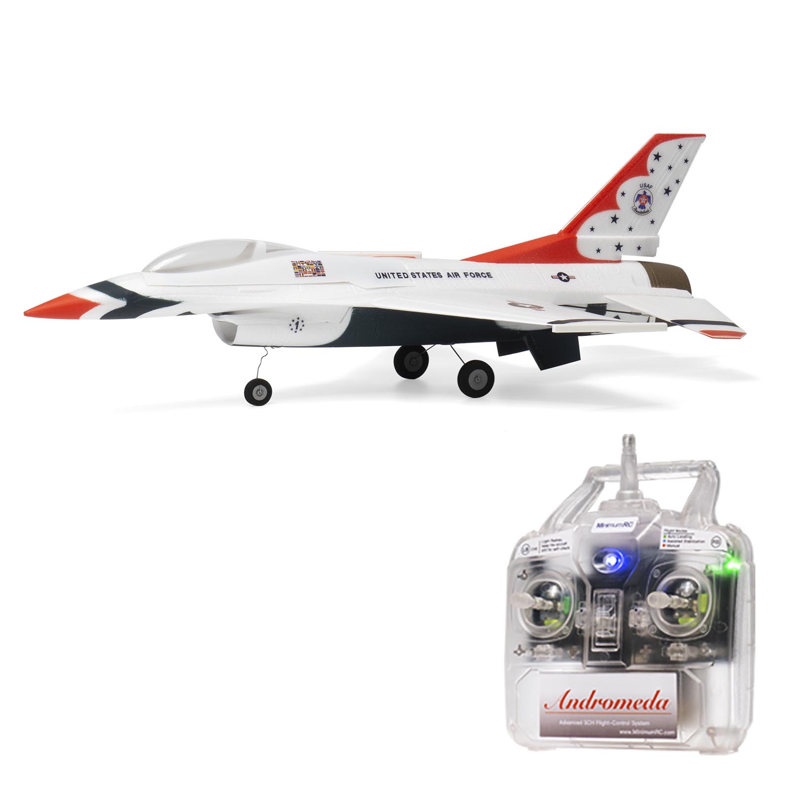 Rc Hobby Jet - MinimumRC F 16 Thunderbird Micro Realistic
