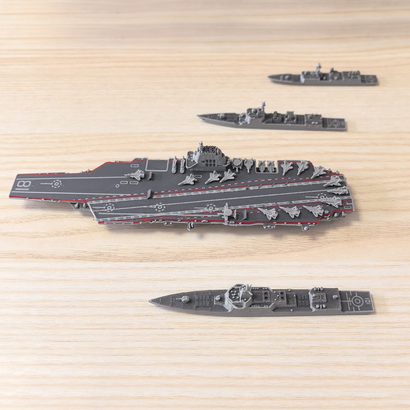 Rc Hobby Grade - 1PCS 1/2000 Scale Multi-type Warship Model