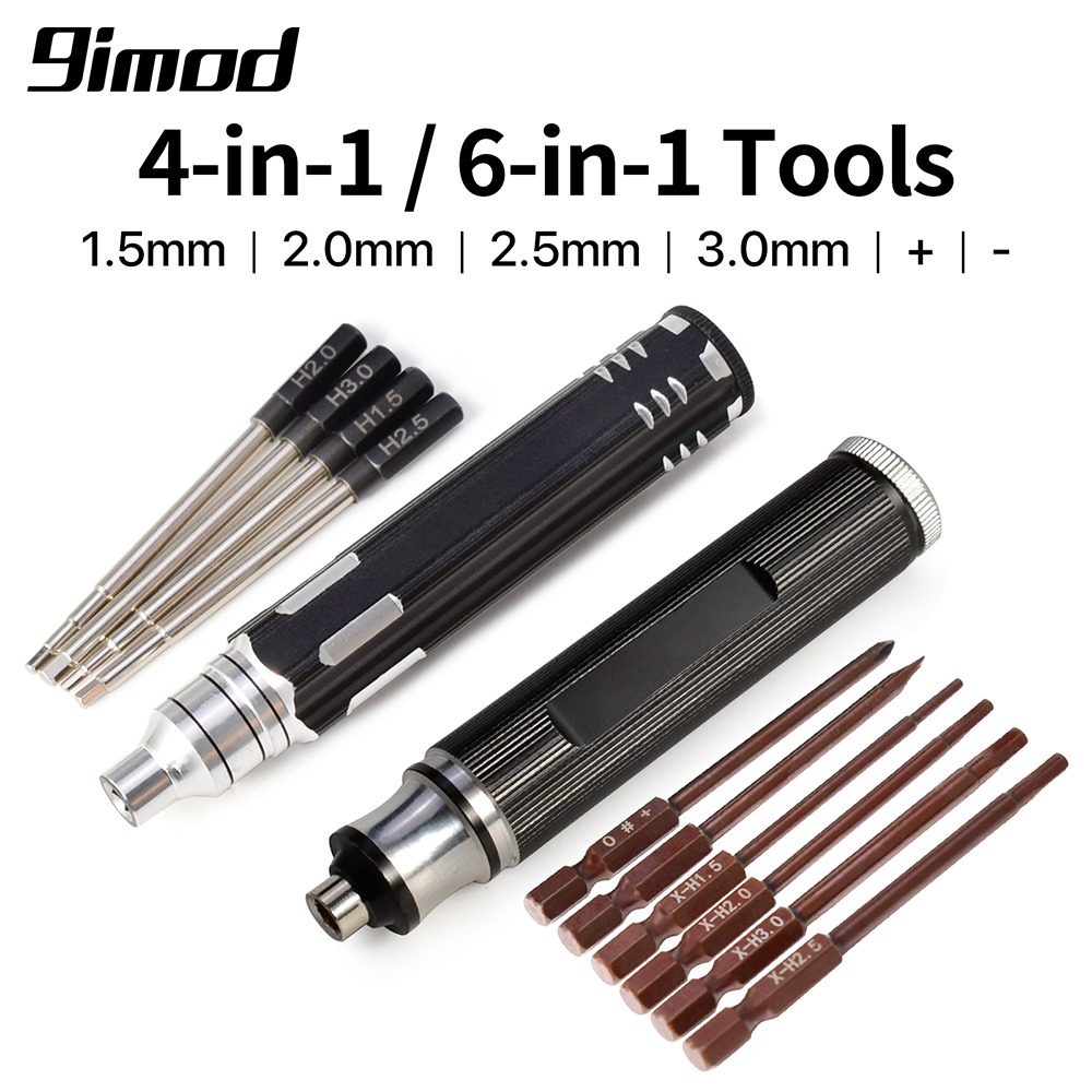 Rc Hobby Electric Screwdriver - 9IMOD RC Hex Driver Set 4-in-1