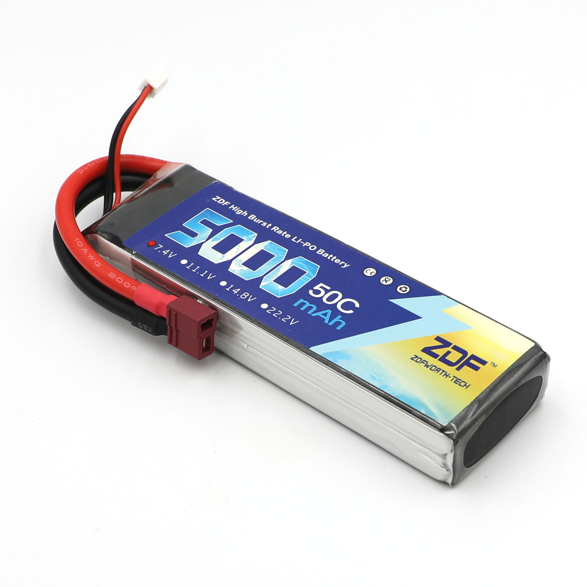 Rc Hobby Jet - ZDF RC Lipo Battery 7.4V 5000mah