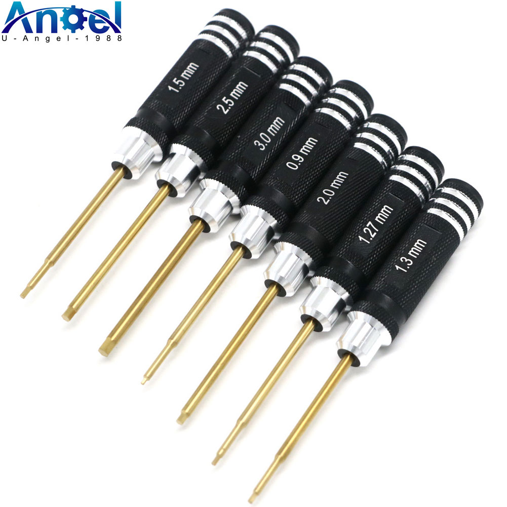 Rc Hobby Electric Screwdriver - 7pcs Titanium Plating Mini Precision Hex