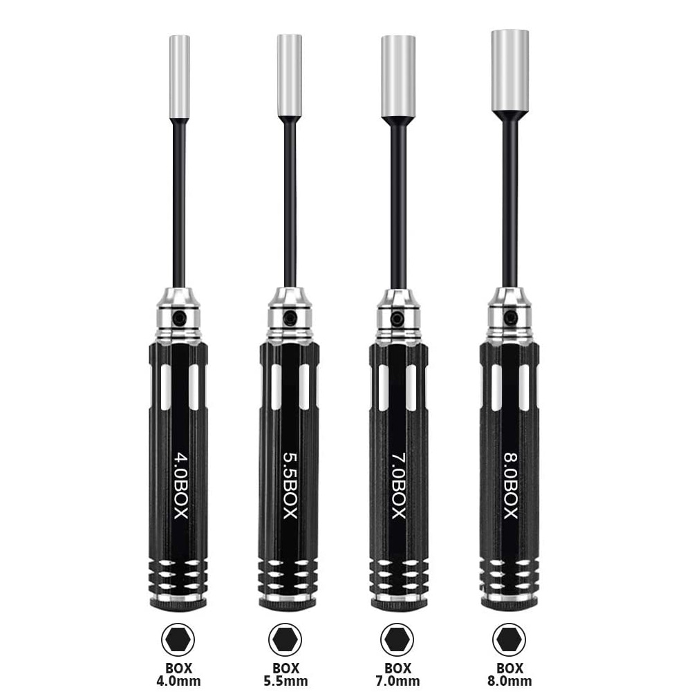 Rc Hobby Electric Screwdriver - Allen Screwdriver 4.0mm 5.5mm 7.0mm 8.0mm