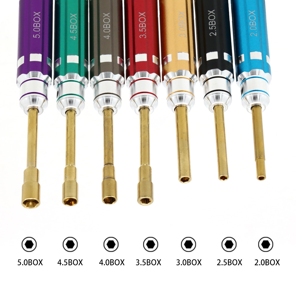 7PCS Short Handle RC Hex Screw - đánh giá và giá Rc Hobby Electric Screwdriver