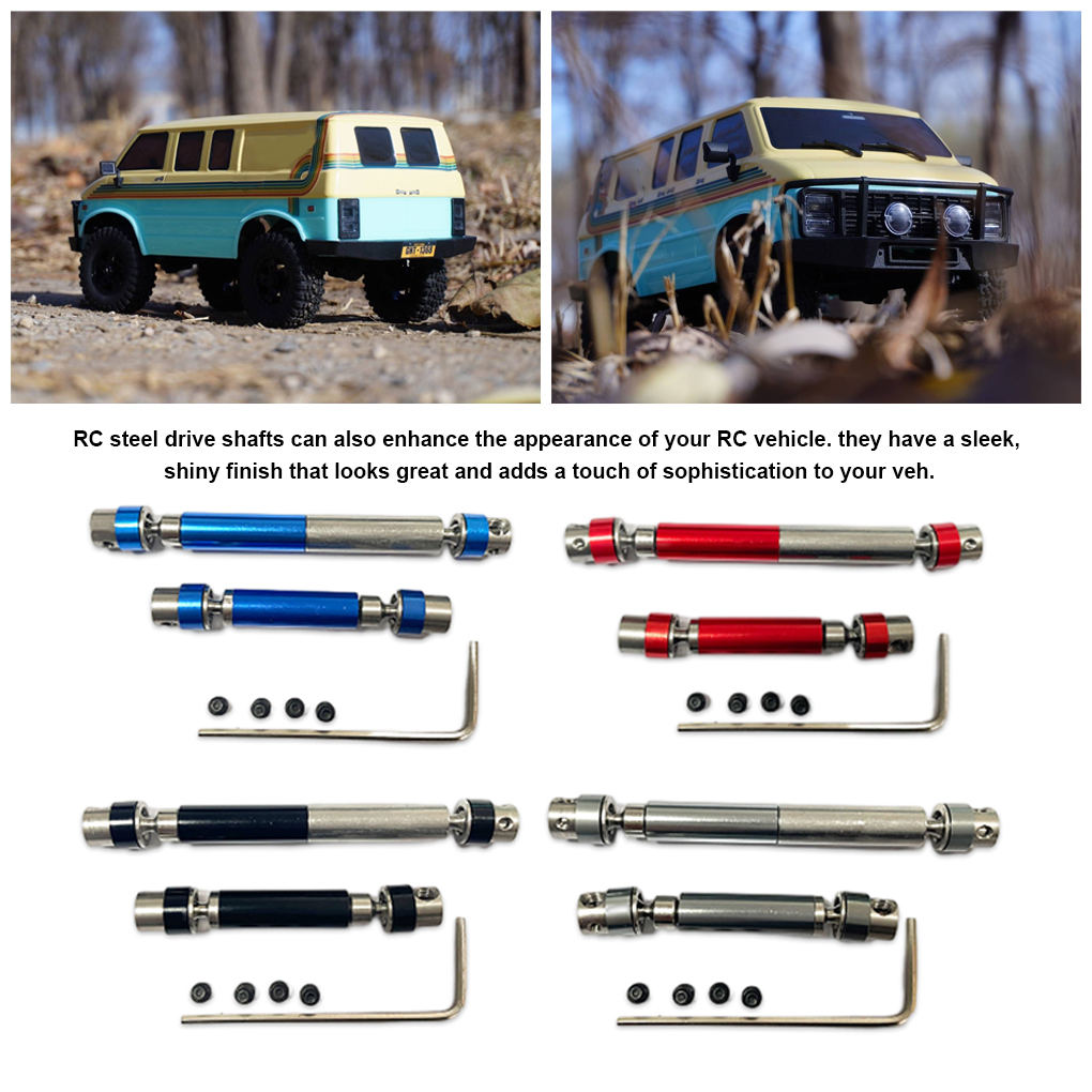 2PCS Steel Center Drive Shaft  - đánh giá và giá Rc Hobby Plus