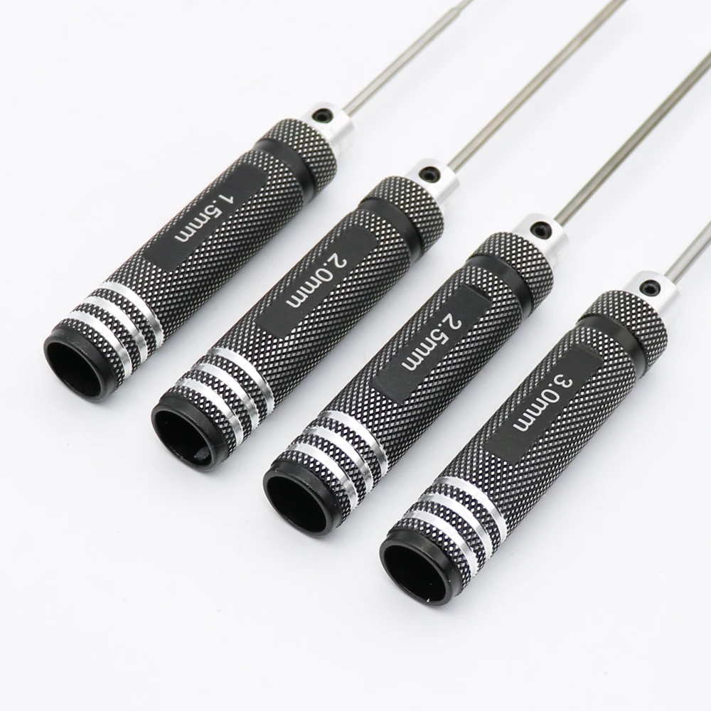 4PCS 1.5/2/2.5/3.0mm Black Hex - đánh giá và giá Rc Hobby Electric Screwdriver