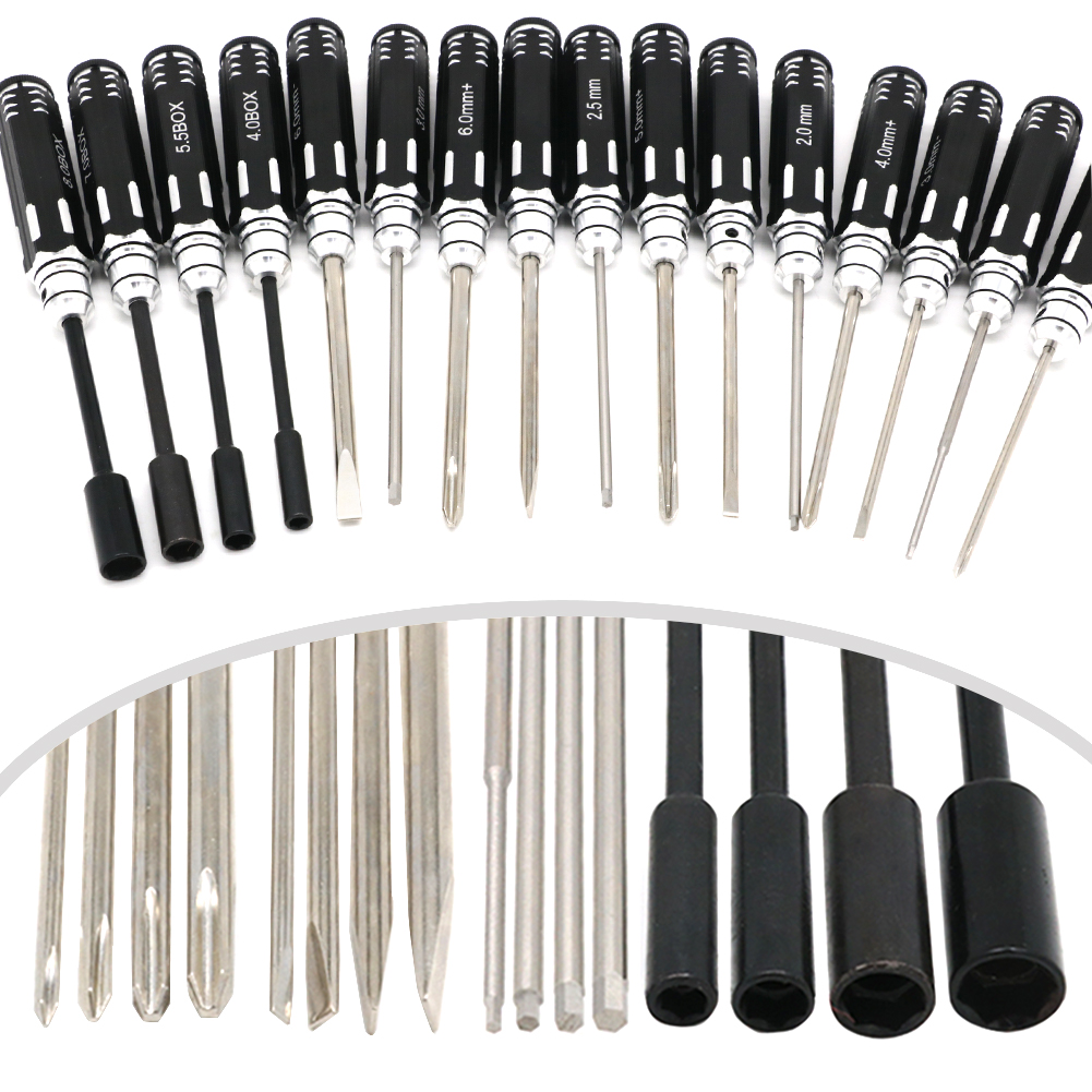 RC Hex Driver Set - 16pcs Hex  - đánh giá và giá Rc Hobby Electric Screwdriver