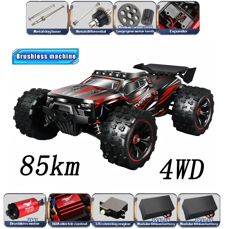 1:14 85KM/H or 50KM/H 4WD RC C - đánh giá và giá Rc Hobby Grade Car