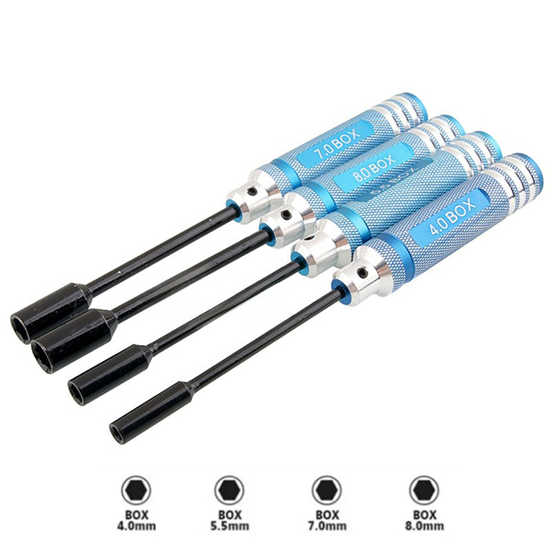 4Pcs Titanium Hex Screwdriver  - đánh giá và giá Rc Hobby Electric Screwdriver
