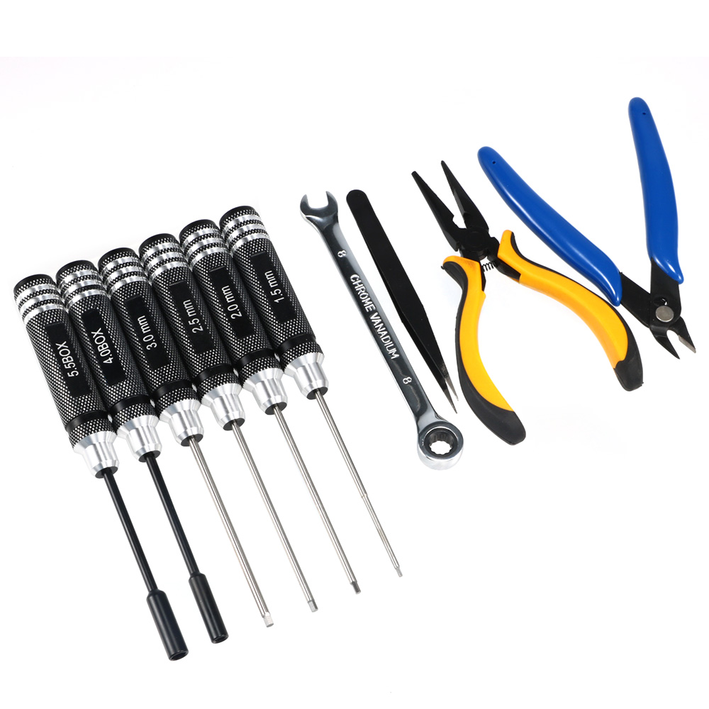 10PCS 10in1 FPV Drone RC Tool  - đánh giá và giá Rc Hobby Electric Screwdriver